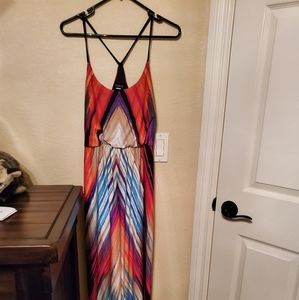 Multi color maxi dress